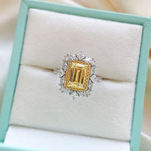 Load image into Gallery viewer, Sterling Silver Emerald Cut Citrine Created - Sophornlilly