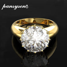 Load image into Gallery viewer, 12MM Round Top Quality Gemstone Gold Color Luxury Women's - Sophornlilly