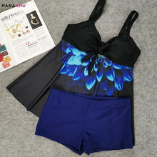 Load image into Gallery viewer, PARAKINI Tankini Women Plus Size Flower Print Swimwear Paisley - Sophornlilly