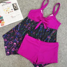 Load image into Gallery viewer, PARAKINI Tankini Women Plus Size Flower Print Swimwear Paisley - Sophornlilly