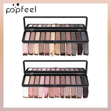 Load image into Gallery viewer, 12 Colors Nude Eyeshadow Makeup Palette   Shimmer Matte