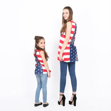 Load image into Gallery viewer, Lace Girl T Shirt Long Family Matching Outfits Mom Daughter