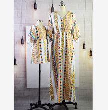 Load image into Gallery viewer, Fashion Girl Dress Women Dress Maxi Mother Daughter Dresses