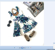 Load image into Gallery viewer, Floral Girl Dress Women Dress Sexy Mother Daughter Family