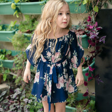 Load image into Gallery viewer, Floral Girl Women Dress Ruffle Off Shoulder Mother Daughter