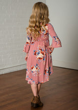 Load image into Gallery viewer, Floral Girl Women Dress Summer Mother Daughter Dresses Family