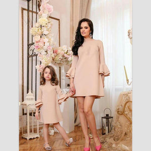 Girl Women Dress Plus Size Mother Daughter Family Matching