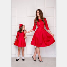 Load image into Gallery viewer, Women Dress Plus Size Mother Daughter Family Matching Formal