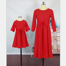 Load image into Gallery viewer, Women Dress Plus Size Mother Daughter Family Matching Formal