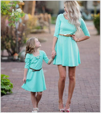 Load image into Gallery viewer, Girl Women Dress Wedding mother daughter Dresses Family Matching