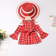 Load image into Gallery viewer, Plaid Girl Dress Women Dress Long Wedding Party Mother Daughter
