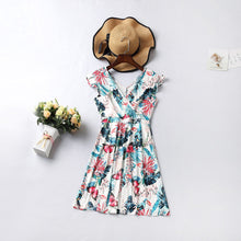 Load image into Gallery viewer, Summer Floral Girl Women Dress Mother Daughter Family Matching