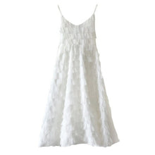 Load image into Gallery viewer, White Fringe Lace Girl Dress Women Dress Long Wedding Party