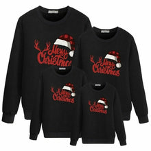 Load image into Gallery viewer, Parent child outfit dad mom baby Christmas hat antlers