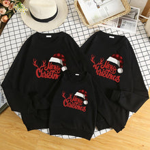 Load image into Gallery viewer, Parent child outfit dad mom baby Christmas hat antlers