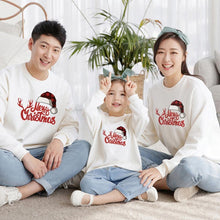 Load image into Gallery viewer, Parent child outfit dad mom baby Christmas hat antlers