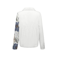 Load image into Gallery viewer, Patchwork Printing Women&#39;s Blouse Casual Button V neck Tunic Tops Long