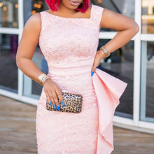 Load image into Gallery viewer, Patchwork Sleeveless Mid Calf Fashion Women's Dress Casual Elegant