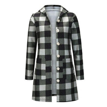 Load image into Gallery viewer, Plaid Knitted Women Sweater Winter Fashion Long Sleeved