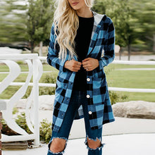 Load image into Gallery viewer, Plaid Knitted Women Sweater Winter Fashion Long Sleeved