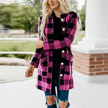 Load image into Gallery viewer, Plaid Knitted Women Sweater Winter Fashion Long Sleeved