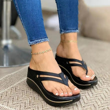 Load image into Gallery viewer, Platform Flip flops Wedges Women Summer