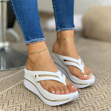 Load image into Gallery viewer, Platform Flip flops Wedges Women Summer