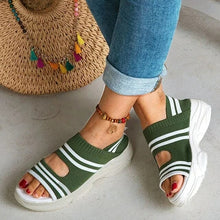 Load image into Gallery viewer, Platform Woman Sandals Slip On Flat Shoes Women Sneakers Flats