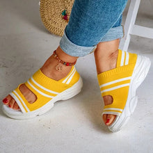 Load image into Gallery viewer, Platform Woman Sandals Slip On Flat Shoes Women Sneakers Flats