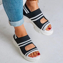 Load image into Gallery viewer, Platform Woman Sandals Slip On Flat Shoes Women Sneakers Flats