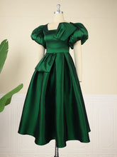 Load image into Gallery viewer, Elegant Square Neck Puff Sleeve