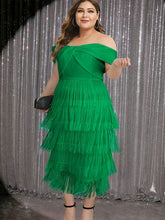 Load image into Gallery viewer, Tassel Dress Elegant Bodycon Bare Shoulder