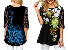 Load image into Gallery viewer, Plus Size 4xl 5XL Shirt Blouse Female Spring Summer New Tops O