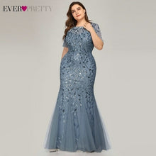 Load image into Gallery viewer, Plus Size Elegant Evening Dresses Saudi Arabia Ever Pretty Mermaid