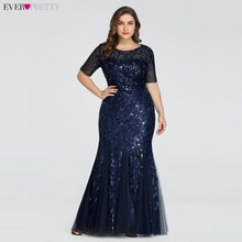Load image into Gallery viewer, Plus Size Elegant Evening Dresses Saudi Arabia Ever Pretty Mermaid