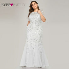 Load image into Gallery viewer, Plus Size Elegant Evening Dresses Saudi Arabia Ever Pretty Mermaid