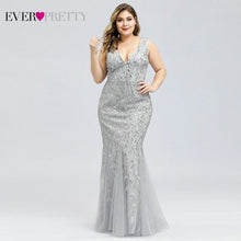 Load image into Gallery viewer, Plus Size Elegant Evening Dresses Saudi Arabia Ever Pretty Mermaid