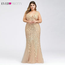 Load image into Gallery viewer, Plus Size Elegant Evening Dresses Saudi Arabia Ever Pretty Mermaid