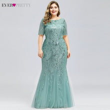 Load image into Gallery viewer, Plus Size Elegant Evening Dresses Saudi Arabia Ever Pretty Mermaid