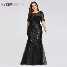 Load image into Gallery viewer, Plus Size Elegant Evening Dresses Saudi Arabia Ever Pretty Mermaid