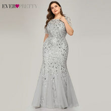 Load image into Gallery viewer, Plus Size Elegant Evening Dresses Saudi Arabia Ever Pretty Mermaid