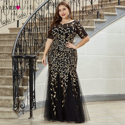 Plus Size Elegant Evening Dresses Saudi Arabia Ever Pretty Mermaid