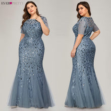 Load image into Gallery viewer, Plus Size Elegant Evening Dresses Saudi Arabia Ever Pretty Mermaid