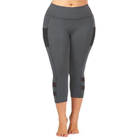 Plus Size Fitness Push Up Leggings High Waist