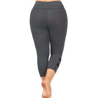 Plus Size Fitness Push Up Leggings High Waist