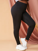 Load image into Gallery viewer, Ladder Ripped High Rise Leggings Plus Size Jeggings