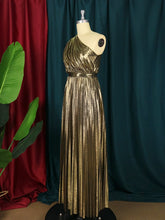 Load image into Gallery viewer, Evening Shiny Bronzing Long Dress