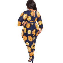 Load image into Gallery viewer, Plus Size Printing Women O neck Casual Jumpsuits Hot Selling Lady&#39;s O - Sophornlilly