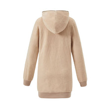 Load image into Gallery viewer, Women Jacket fashion warm Fur Fleece Teddy Long Hooded