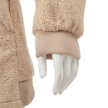 Load image into Gallery viewer, Women Jacket fashion warm Fur Fleece Teddy Long Hooded